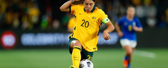 Sam Kerr på Australiens fodboldlandshold.