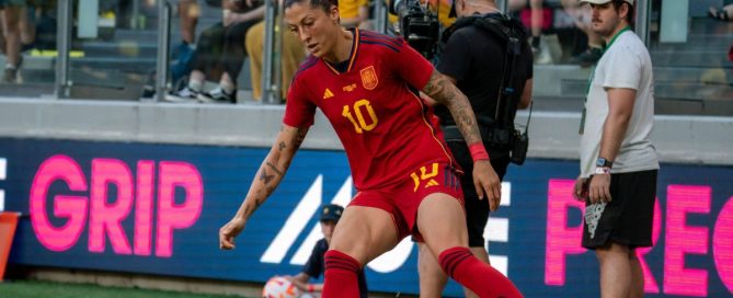 Jennifer Hermoso på Spaniens fodboldlandshold.