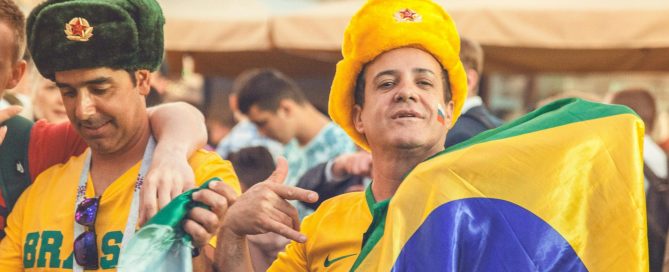 En brasiliansk fodboldfan. Foto: Pexels
